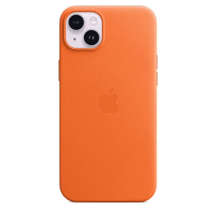 Чехол для смартфона Apple iPhone 14 Plus Leather Case with MagSafe - Orange (MPPF3)