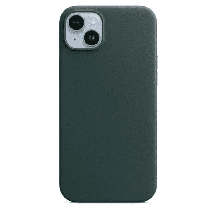 Чохол для смартфона Apple iPhone 14 Plus Leather Case with MagSafe - Forest Green (MPPA3)  Фото №1