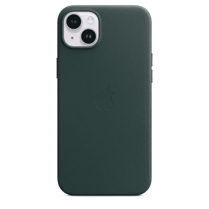 Чохол для смартфона Apple iPhone 14 Plus Leather Case with MagSafe - Forest Green (MPPA3)  Фото №2