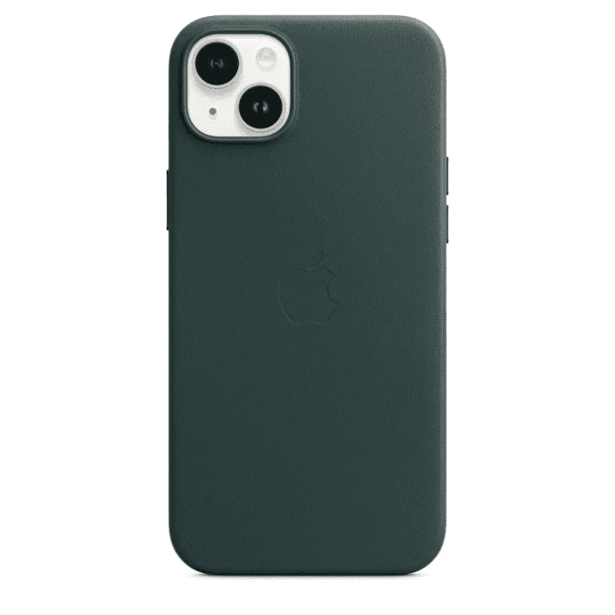 Чохол для смартфона Apple iPhone 14 Plus Leather Case with MagSafe - Forest Green (MPPA3)  Фото №3