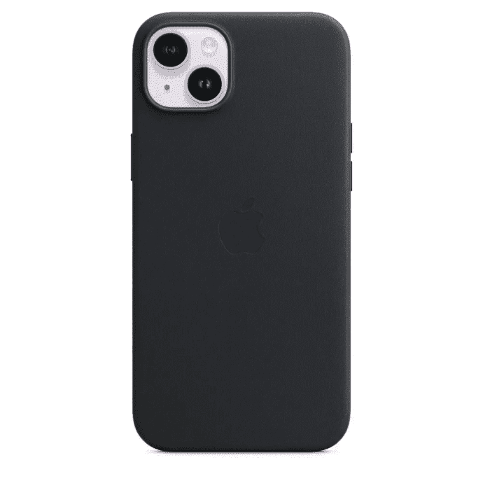 Чохол для смартфона Apple iPhone 14 Plus Leather Case with MagSafe - Midnight (MPP93)  Фото №0