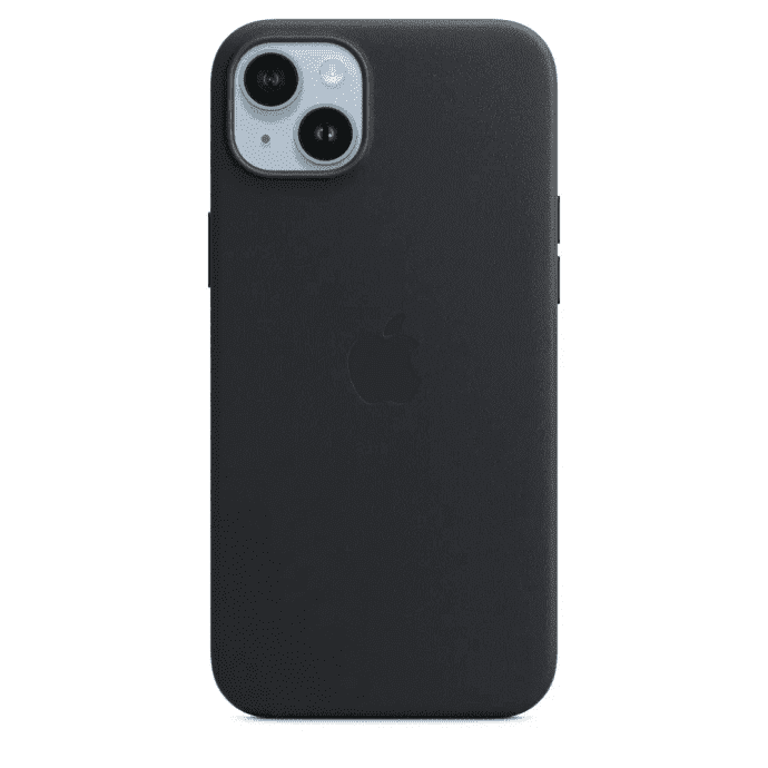 Чохол для смартфона Apple iPhone 14 Plus Leather Case with MagSafe - Midnight (MPP93)  Фото №2