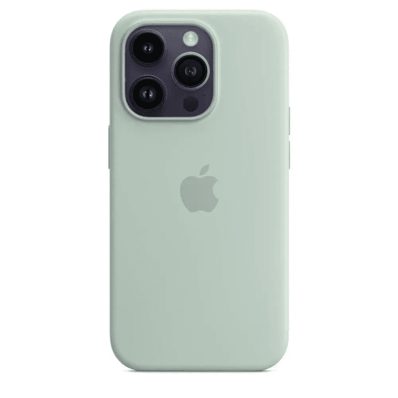 Чехол для смартфона Apple iPhone 14 Pro Silicone Case with MagSafe - Succulent (MPTL3)  Фото №1
