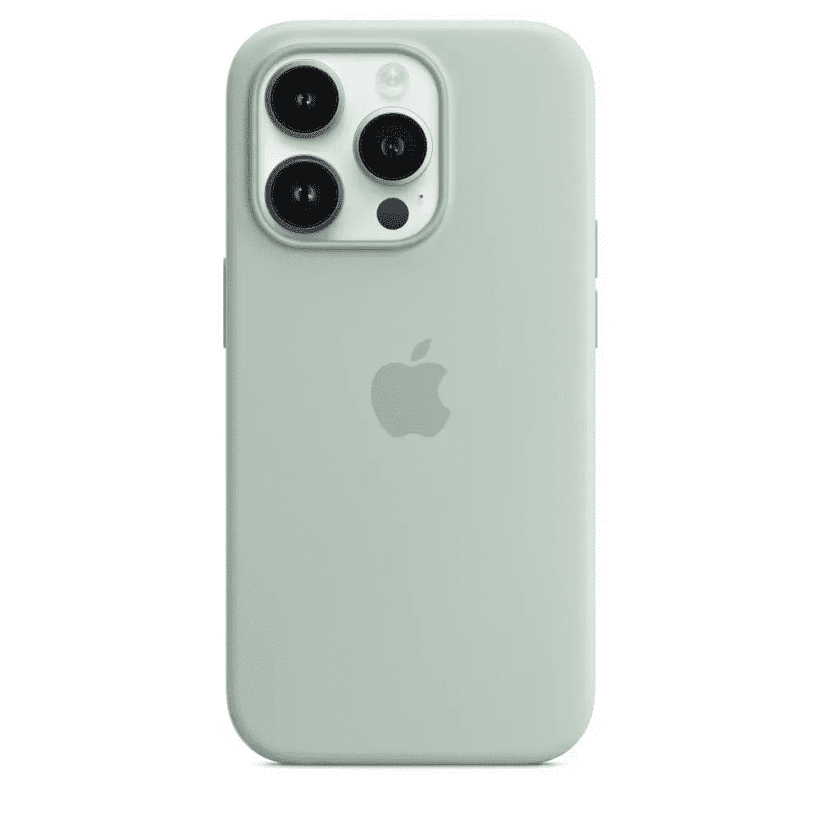 Чехол для смартфона Apple iPhone 14 Pro Silicone Case with MagSafe - Succulent (MPTL3)  Фото №4