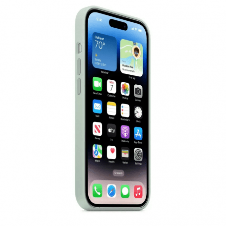 Чехол для смартфона Apple iPhone 14 Pro Silicone Case with MagSafe - Succulent (MPTL3)  Фото №2