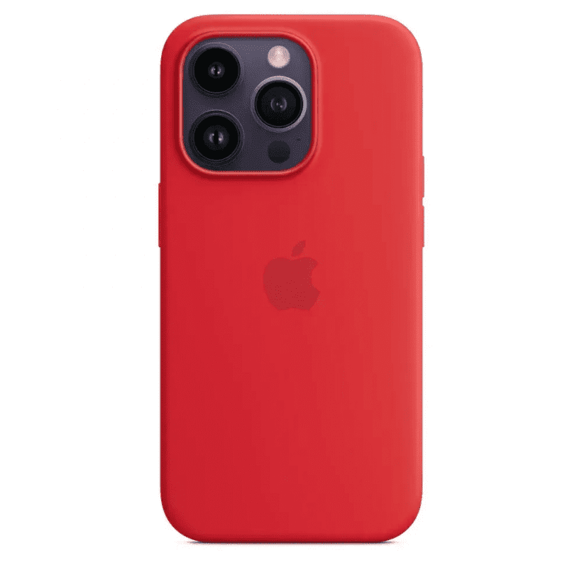Чехол для смартфона Apple iPhone 14 Pro Silicone Case with MagSafe - (PRODUCT)RED (MPTG3)  Фото №0