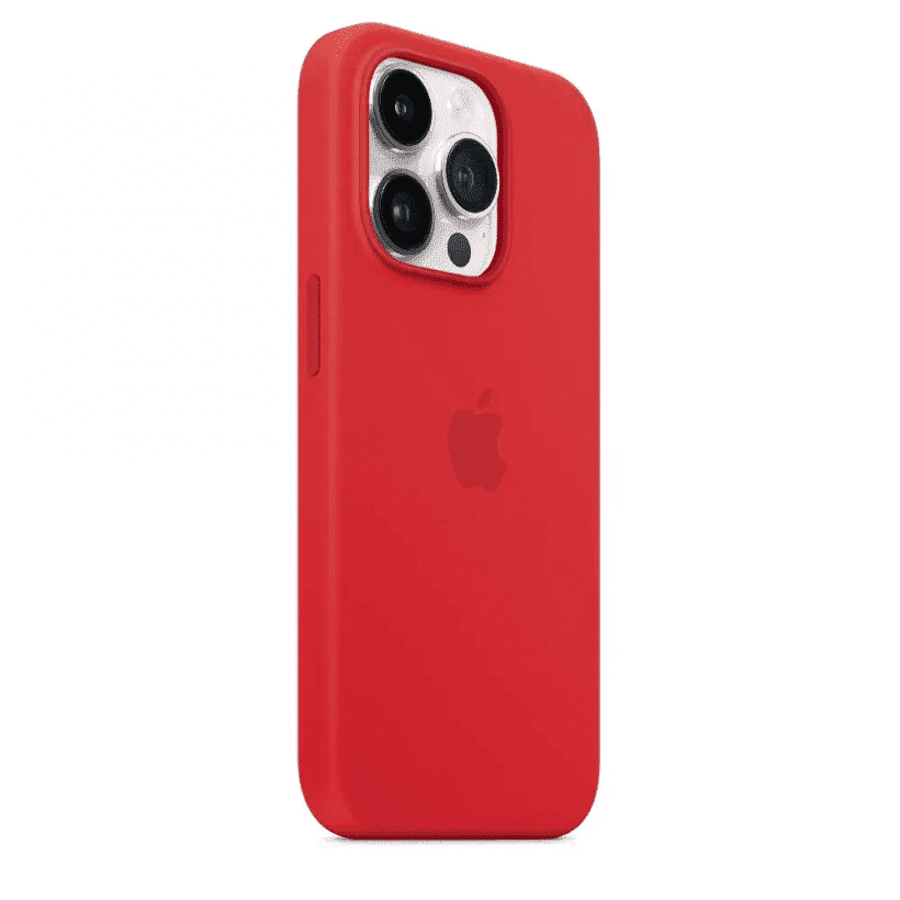 Чехол для смартфона Apple iPhone 14 Pro Silicone Case with MagSafe - (PRODUCT)RED (MPTG3)  Фото №3