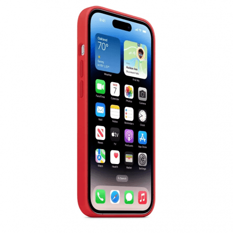 Чехол для смартфона Apple iPhone 14 Pro Silicone Case with MagSafe - (PRODUCT)RED (MPTG3)  Фото №1
