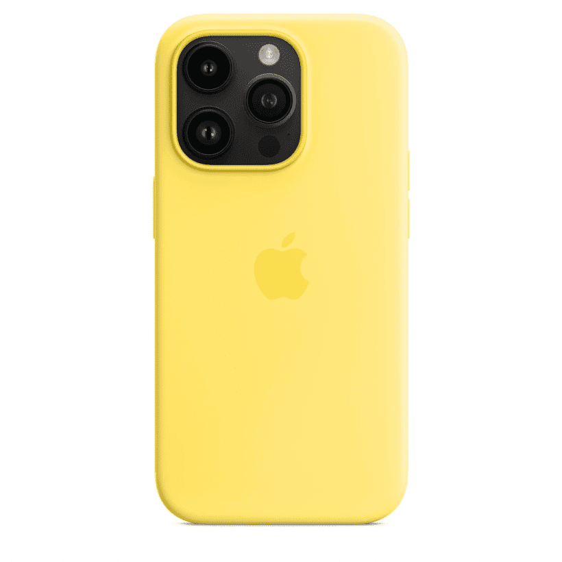 Чехол для смартфона Apple iPhone 14 Pro Silicone Case with MagSafe - Canary Yellow (MQUG3)  Фото №2