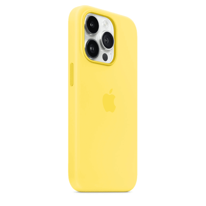 Чехол для смартфона Apple iPhone 14 Pro Silicone Case with MagSafe - Canary Yellow (MQUG3)  Фото №3