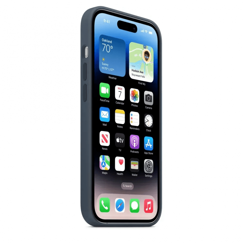 Чехол для смартфона Apple iPhone 14 Pro Silicone Case with MagSafe - Storm Blue (MPTF3)  Фото №0