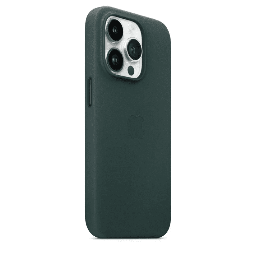 Чехол для смартфона Apple iPhone 14 Pro Leather Case with MagSafe - Forest Green (MPPH3)  Фото №1