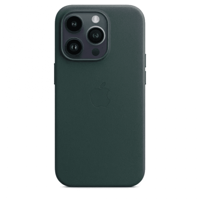Чехол для смартфона Apple iPhone 14 Pro Leather Case with MagSafe - Forest Green (MPPH3)  Фото №2