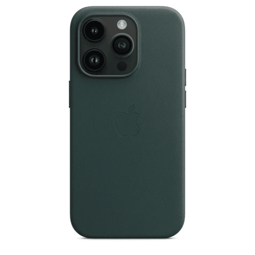 Чехол для смартфона Apple iPhone 14 Pro Leather Case with MagSafe - Forest Green (MPPH3)  Фото №3