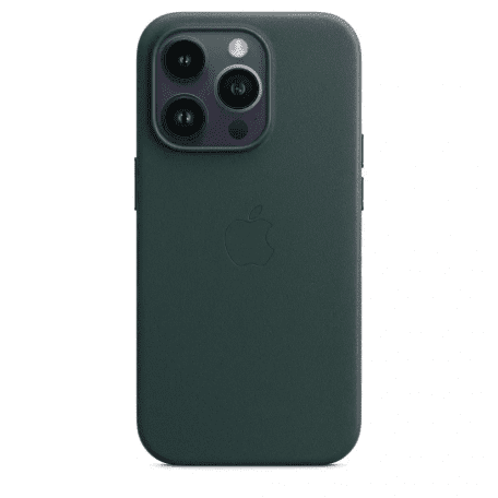 Чехол для смартфона Apple iPhone 14 Pro Leather Case with MagSafe - Forest Green (MPPH3)  Фото №2