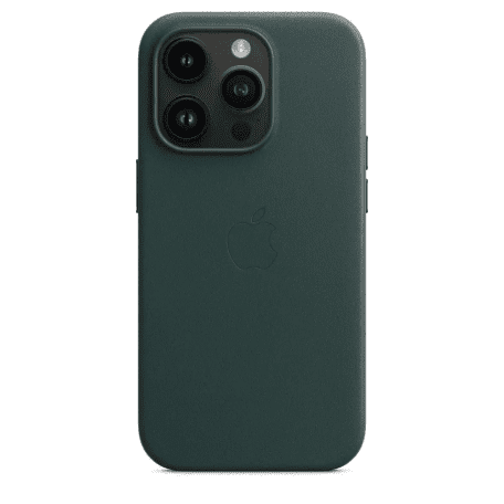 Чехол для смартфона Apple iPhone 14 Pro Leather Case with MagSafe - Forest Green (MPPH3)  Фото №3