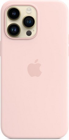 Чехол для смартфона Apple iPhone 14 Pro Max Silicone Case with MagSafe - Chalk Pink (MPTT3)  Фото №0
