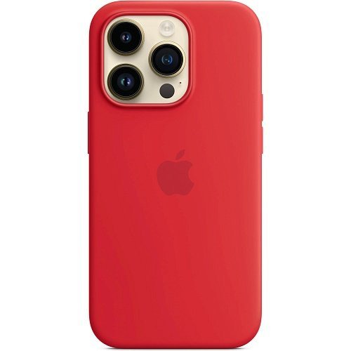 Чехол для смартфона Apple iPhone 14 Pro Max Silicone Case with MagSafe - (PRODUCT)RED (MPTR3)  Фото №1
