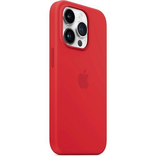 Чехол для смартфона Apple iPhone 14 Pro Max Silicone Case with MagSafe - (PRODUCT)RED (MPTR3)  Фото №3