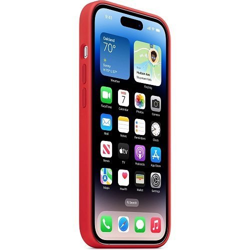 Чехол для смартфона Apple iPhone 14 Pro Max Silicone Case with MagSafe - (PRODUCT)RED (MPTR3)  Фото №4