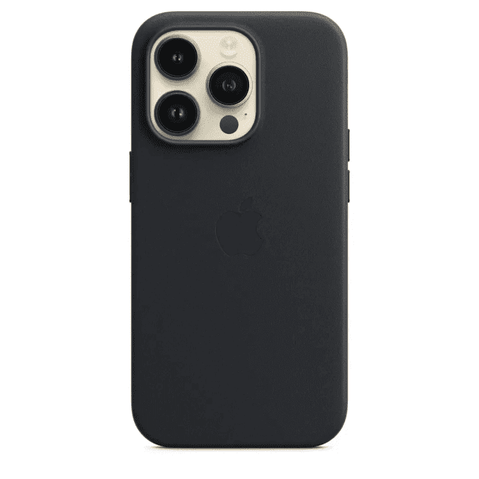 Чохол для смартфона Apple iPhone 14 Pro Max Leather Case with MagSafe - Midnight (MPPM3)  Фото №1