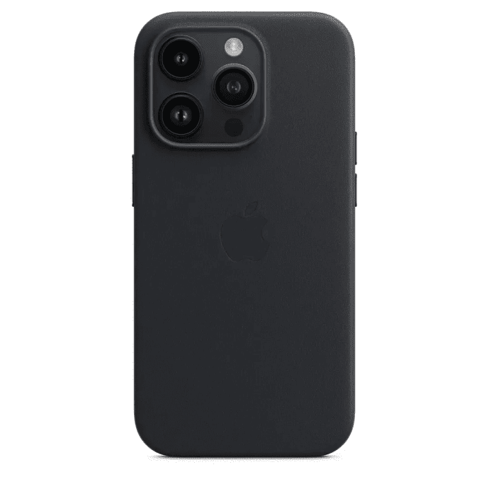 Чохол для смартфона Apple iPhone 14 Pro Max Leather Case with MagSafe - Midnight (MPPM3)  Фото №4