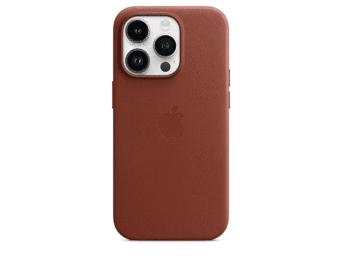Чохол для смартфона Apple iPhone 14 Pro Max Leather Case with MagSafe - Umber (MPPQ3)  Фото №1