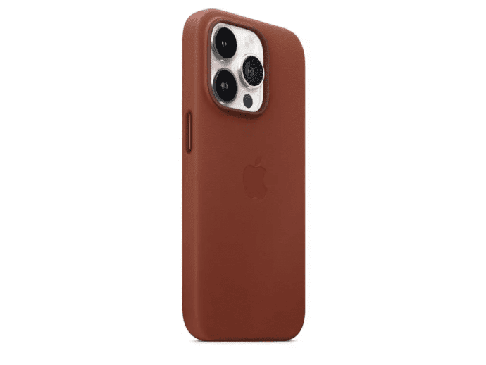 Чохол для смартфона Apple iPhone 14 Pro Max Leather Case with MagSafe - Umber (MPPQ3)  Фото №3