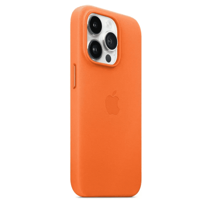 Чохол для смартфона Apple iPhone 14 Pro Max Leather Case with MagSafe - Orange (MPPR3)  Фото №0