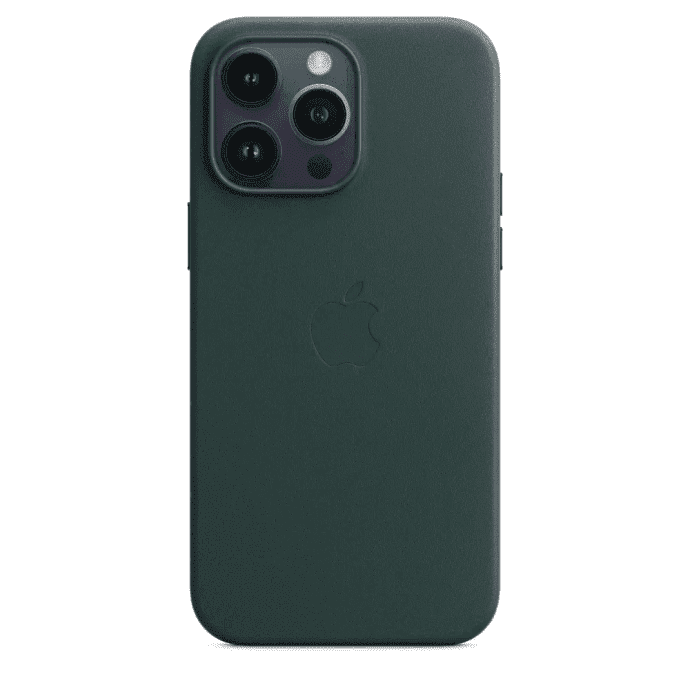 Чохол для смартфона Apple iPhone 14 Pro Max Leather Case with MagSafe - Forest Green (MPPN3)  Фото №0
