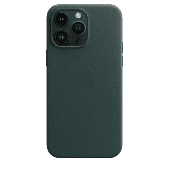 Чохол для смартфона Apple iPhone 14 Pro Max Leather Case with MagSafe - Forest Green (MPPN3)  Фото №2