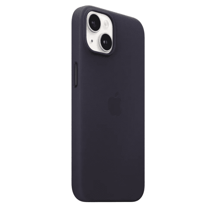 Чохол для смартфона Apple iPhone 14 Pro Max Leather Case with MagSafe - Ink (MPPP3)  Фото №1