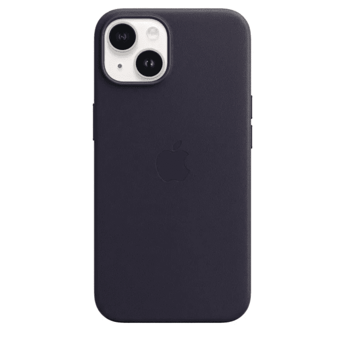 Чохол для смартфона Apple iPhone 14 Pro Max Leather Case with MagSafe - Ink (MPPP3)  Фото №4