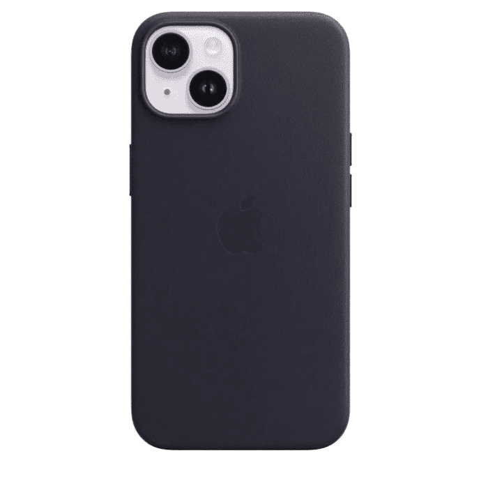 Чохол для смартфона Apple iPhone 14 Pro Max Leather Case with MagSafe - Ink (MPPP3)  Фото №5