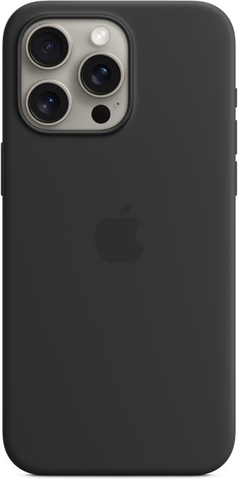 Чехол для смартфона Apple iPhone 15 Silicone Case with MagSafe - Black (MT0J3)