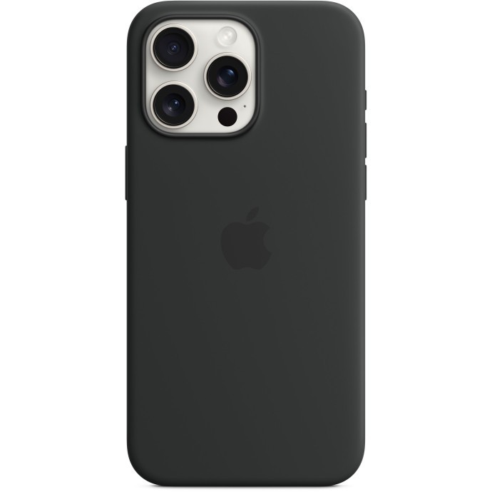 Чехол для смартфона Apple iPhone 15 Silicone Case with MagSafe - Black (MT0J3)  Фото №2