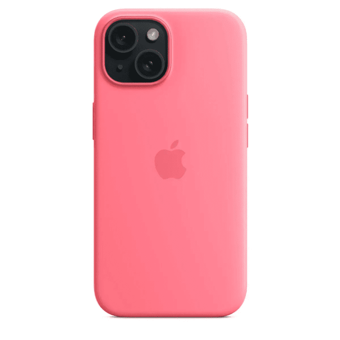 Чехол для смартфона Apple iPhone 15 Silicone Case with MagSafe - Pink (MWN93)  Фото №1