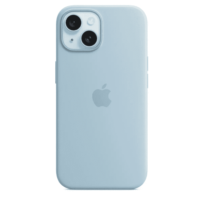 Чехол для смартфона Apple iPhone 15 Silicone Case with MagSafe - Light Blue (MWND3)