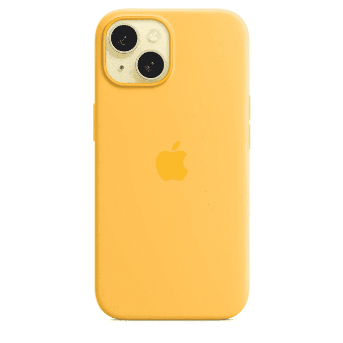 Чехол для смартфона Apple iPhone 15 Silicone Case with MagSafe - Sunshine (MWNA3)  Фото №3