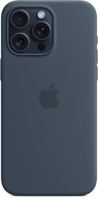 Чехол для смартфона Apple iPhone 15 Silicone Case with MagSafe - Storm Blue (MT0N3)  Фото №0