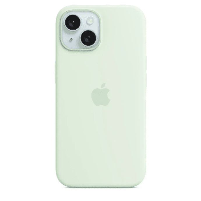 Чехол для смартфона Apple iPhone 15 Silicone Case with MagSafe - Soft Mint (MWNC3)  Фото №2