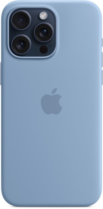 Чохол для смартфона Apple iPhone 15 Silicone Case with MagSafe - Winter Blue (MT0Y3)  Фото №0