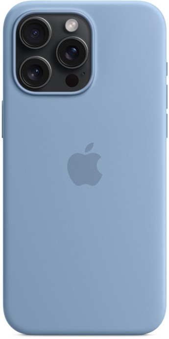 Чохол для смартфона Apple iPhone 15 Silicone Case with MagSafe - Winter Blue (MT0Y3)  Фото №1