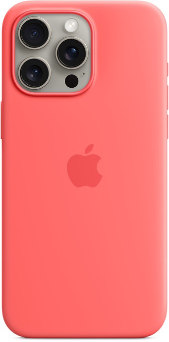 Чохол для смартфона Apple iPhone 15 Silicone Case with MagSafe - Guava (MT0V3)