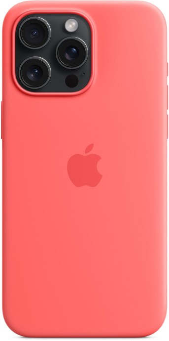 Чохол для смартфона Apple iPhone 15 Silicone Case with MagSafe - Guava (MT0V3)  Фото №1