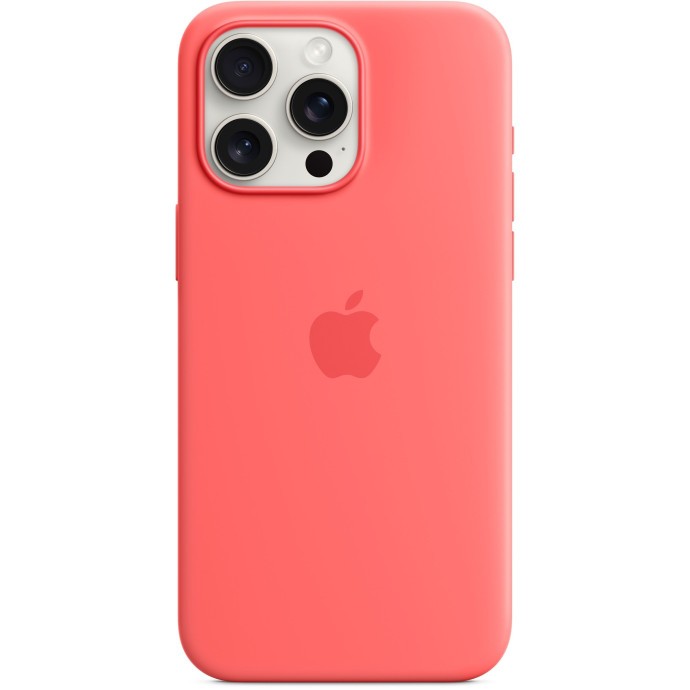 Чохол для смартфона Apple iPhone 15 Silicone Case with MagSafe - Guava (MT0V3)  Фото №2