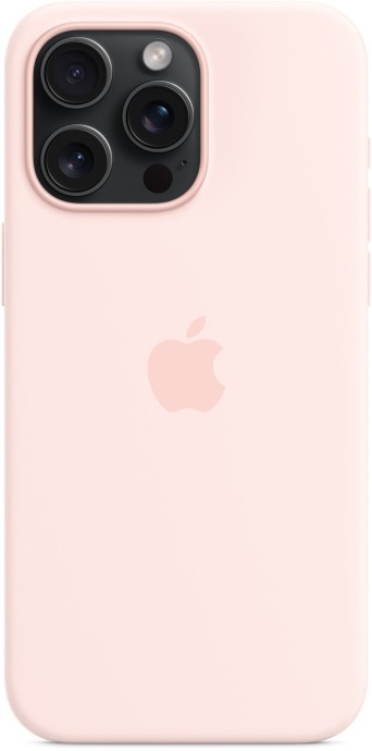 Чехол для смартфона Apple iPhone 15 Silicone Case with MagSafe - Light Pink (MT0U3)  Фото №1