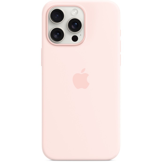 Чехол для смартфона Apple iPhone 15 Silicone Case with MagSafe - Light Pink (MT0U3)  Фото №2