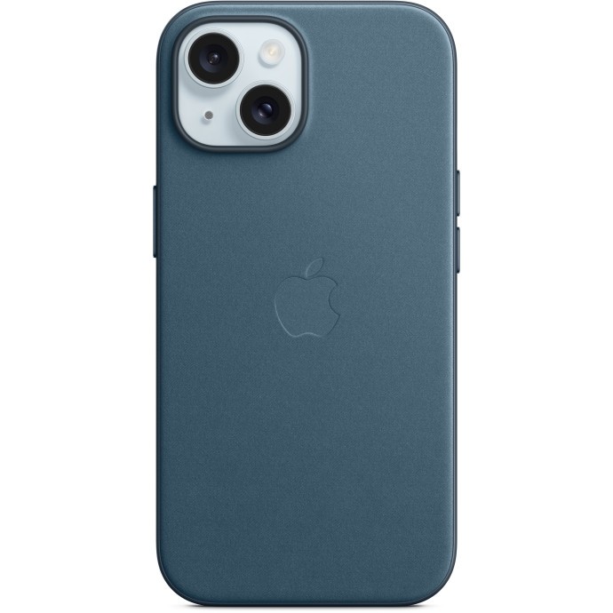 Чехол для смартфона Apple iPhone 15 FineWoven Case with MagSafe - Pacific Blue (MT3G3)  Фото №5