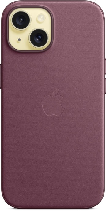 Чохол для смартфона Apple iPhone 15 FineWoven Case with MagSafe - Mulberry (MT3E3)  Фото №1
